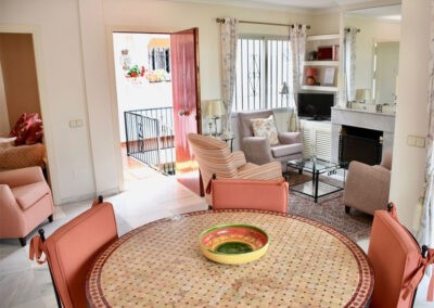 The living area at La Madrugada I, Elviria