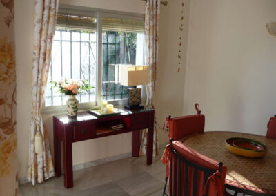 The dining area at La Madrugada I, Elviria
