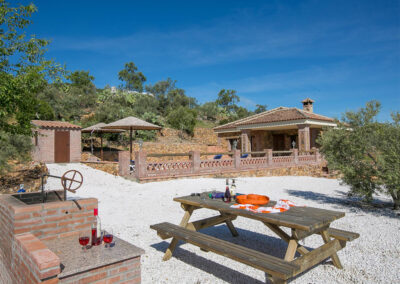 The barbecue area at La Olgava, El Jaral