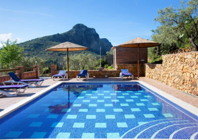 The swimming pool at La Olgava, El Jaral