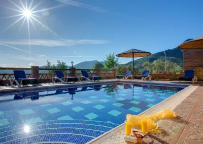 The swimming pool at La Olgava, El Jaral