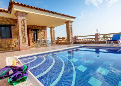 The swimming pool at La Olgava, El Jaral