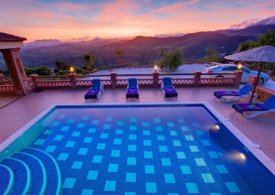 Enjoy spectacular sunsets at La Olgava, El Jaral
