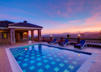 Enjoy cocktails while watching sunsets at La Olgava, El Jaral