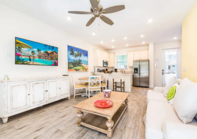 The living area at Margaritaville 3, Kissimmee, Orlando