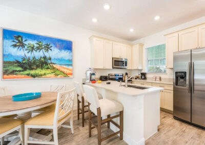 The kitchen & dining area at Margaritaville 3, Kissimmee, Orlando