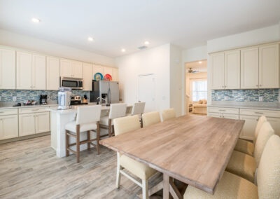 The kitchen & dining area at Margaritaville 49, Kissimmee, Orlando