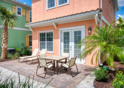 The private patio at Margaritaville 49, Kissimmee, Orlando