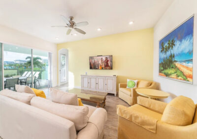 The living area at Margaritaville 99, Kissimmee, Florida