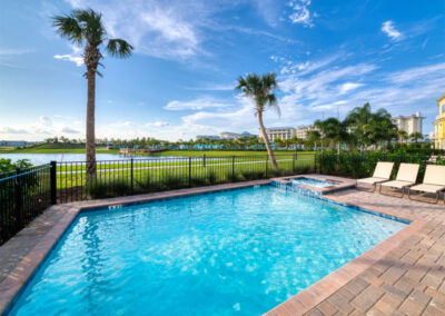 The swimming pool at Margaritaville 99, Kissimmee, Florida