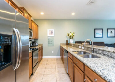 The kitchen at Paradise Palms Resort 10, Kissimmee