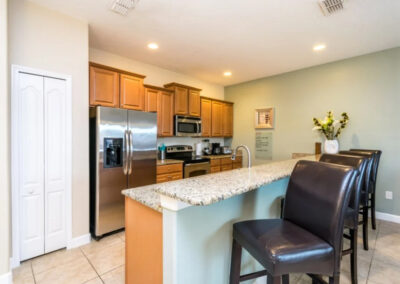 The kitchen at Paradise Palms Resort 10, Kissimmee
