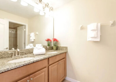 The bathroom at Paradise Palms Resort 10, Kissimmee