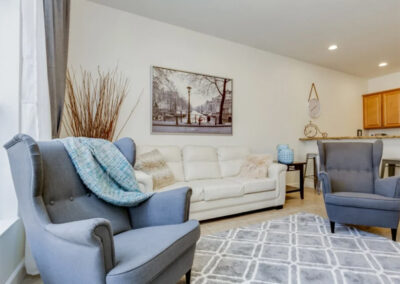 The living area at Paradise Palms Resort 85, Kissimmee