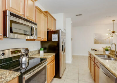 The kitchen at Paradise Palms Resort 85, Kissimmee