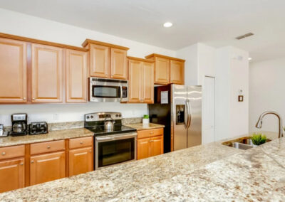 The kitchen at Paradise Palms Resort 85, Kissimmee