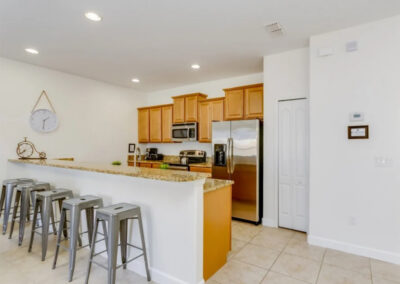 The kitchen at Paradise Palms Resort 85, Kissimmee