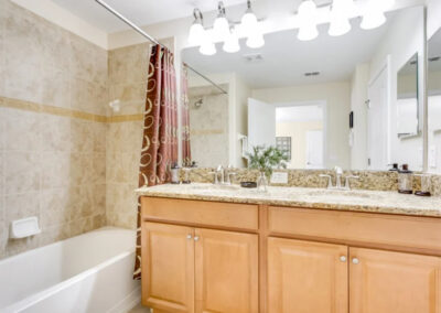 Bedroom #1 en-suite at Paradise Palms Resort 85, Kissimmee