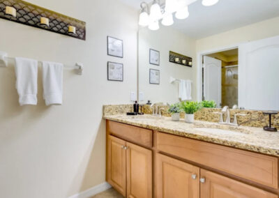 The bathroom at Paradise Palms Resort 85, Kissimmee