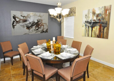 The dining room at Providence Resort 9, Davenport