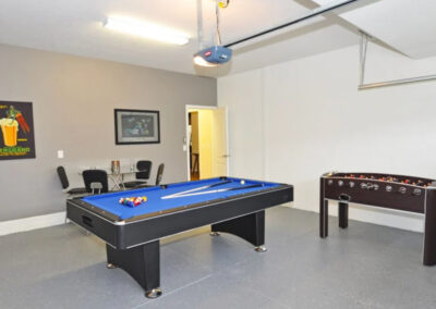 The games room at Providence Resort 9, Davenport
