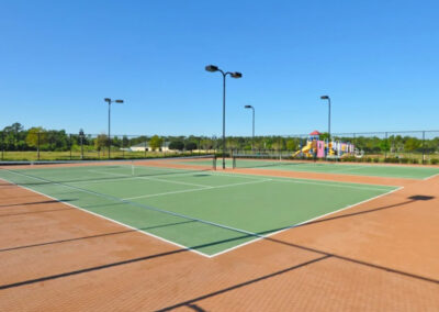 The tennis courts at Providence Resort, Davenport, Orlando