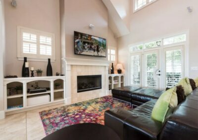 The living area at Reunion Resort 140, Reunion, Orlando, Florida