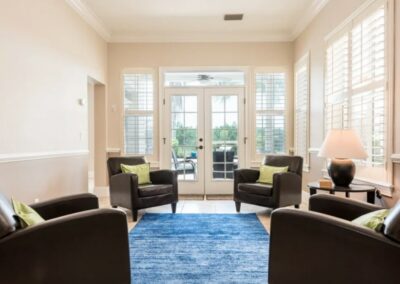 The living area at Reunion Resort 140, Reunion, Orlando, Florida
