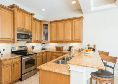 The kitchen at Reunion Resort 140, Reunion, Orlando, Florida