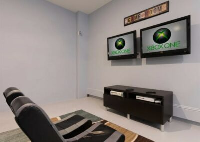 The well equipped games room at Reunion Resort 140, Reunion, Orlando, Florida