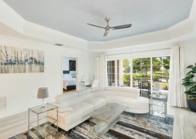 The living area at Reunion Resort 395, Reunion, Orlando
