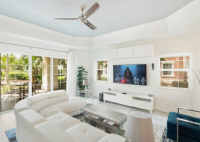 The living area at Reunion Resort 395, Reunion, Orlando