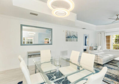 The dining area at Reunion Resort 395, Reunion, Orlando