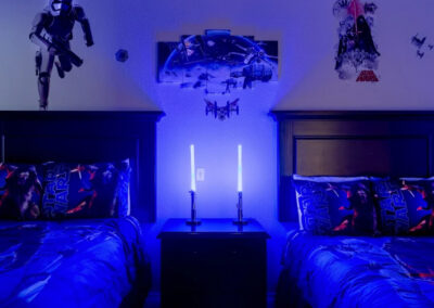 Bedroom #3 with Star Wars theme at Reunion Resort 395, Reunion, Orlando