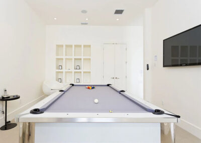 The games room at Reunion Resort 95, Reunion