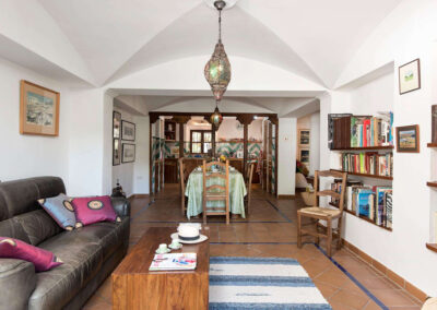The living area at Sierravista, Órgiva