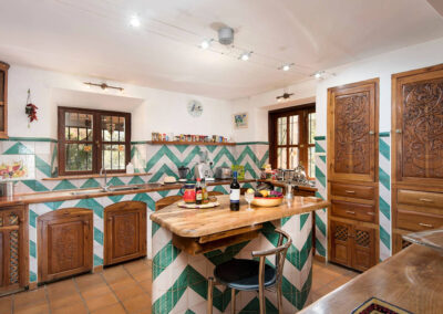The kitchen at Sierravista, Órgiva