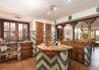 The kitchen at Sierravista, Órgiva