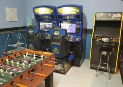 The games room at Solterra Resort 131, Davenport