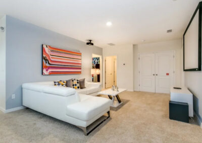 The upstairs loft area at Solterra Resort 353, Davenport
