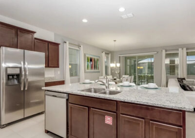 The kitchen at Solterra Resort 353, Davenport
