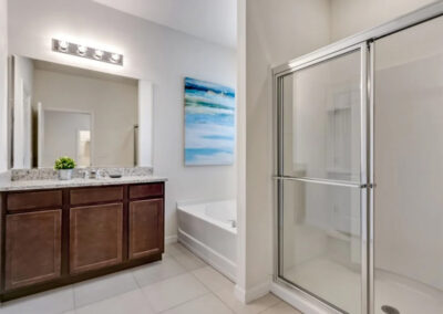 Bedroom #1 en-suite at Solterra Resort 353, Davenport