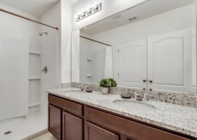 Bedroom #2 & #3 adjacent bathroom at Solterra Resort 353, Davenport