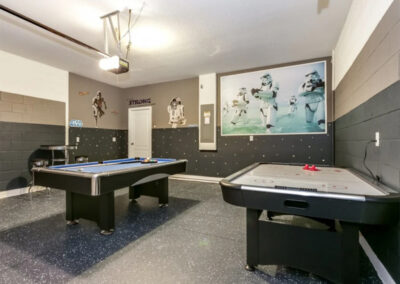 The games room at Solterra Resort 353, Davenport