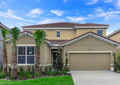 Solterra Resort 353, Davenport is a six bedroom, 4½ bathroom villa with private pool in a resort with Water Park, Lazy River, restaurant and sports courts. The villa has a games room with pool table, TV area & three themed bedrooms. 11 miles from Disney theme parks.