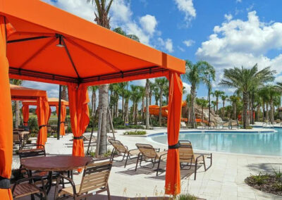 The resort swimming pool at Solterra Resort, Davenport