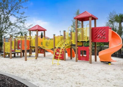 The children's playground at Solterra Resort, Davenport, Orlando