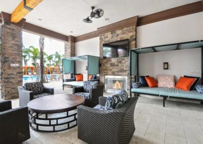Enjoy cocktails at the Grand Clubhouse at Solterra Resort, Davenport, Orlando