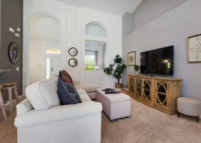 The living room at Solterra Resort 390, Davenport, Orlando