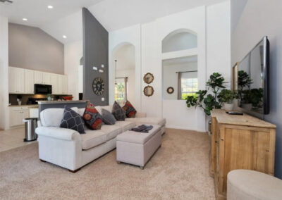 The living room at Solterra Resort 390, Davenport, Orlando